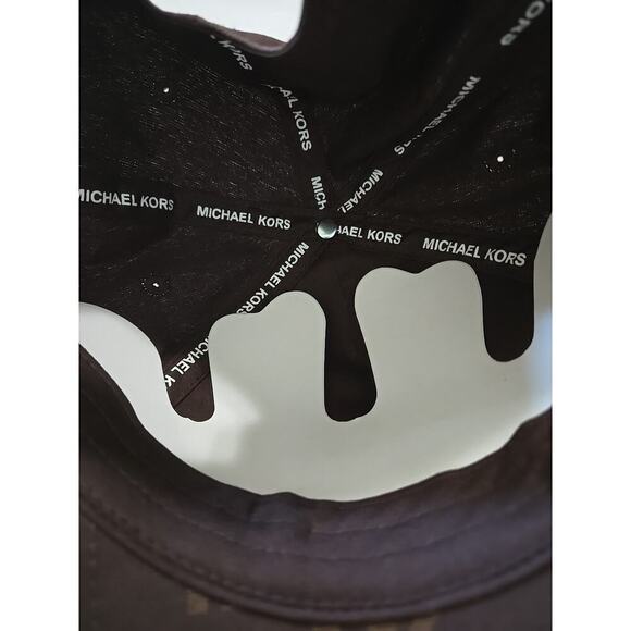 NEW Michael Kors Logo Adjustable Women's Cap Hat in Brown - Picture 4 of 12